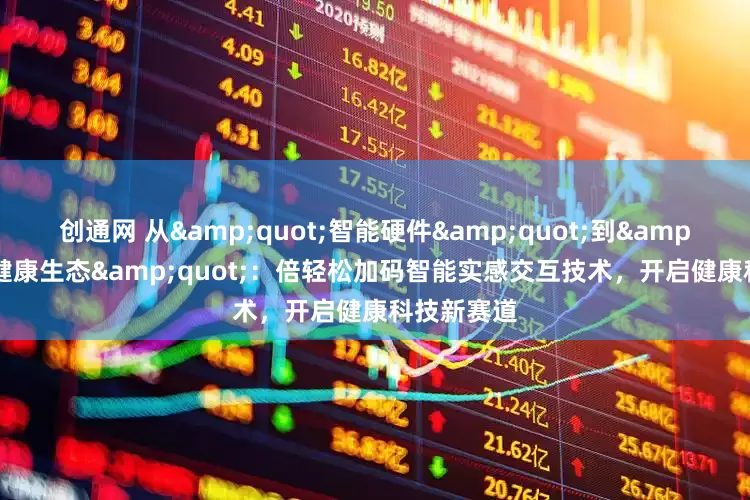 创通网 从&quot;智能硬件&quot;到&quot;泛健康生态&quot;：倍轻松加码智能实感交互技术，开启健康科技新赛道