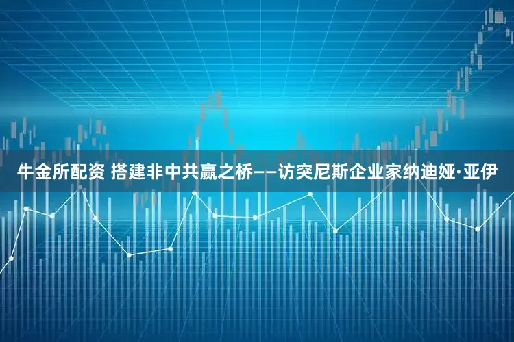 牛金所配资 搭建非中共赢之桥——访突尼斯企业家纳迪娅·亚伊