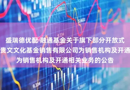 盛瑞德优配 融通基金关于旗下部分开放式基金新增贵州省贵文文化基金销售有限公司为销售机构及开通相关业务的公告